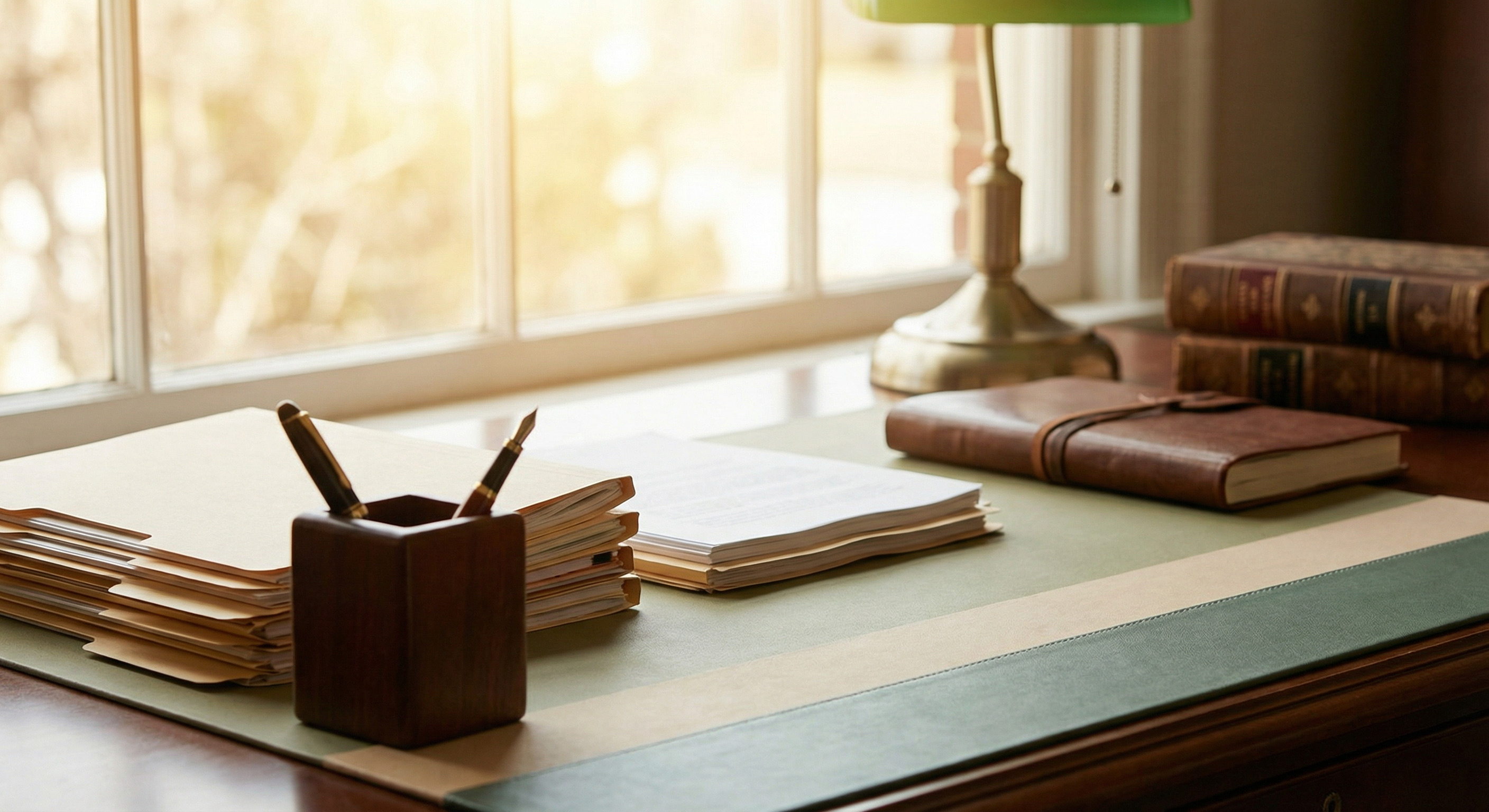 Documentos e contratos em ambiente jurídico profissional